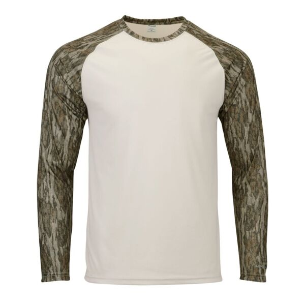 Men's Jackson Mossy Oak Colorblocked Long Sleeve T-Shirt Thumbnail