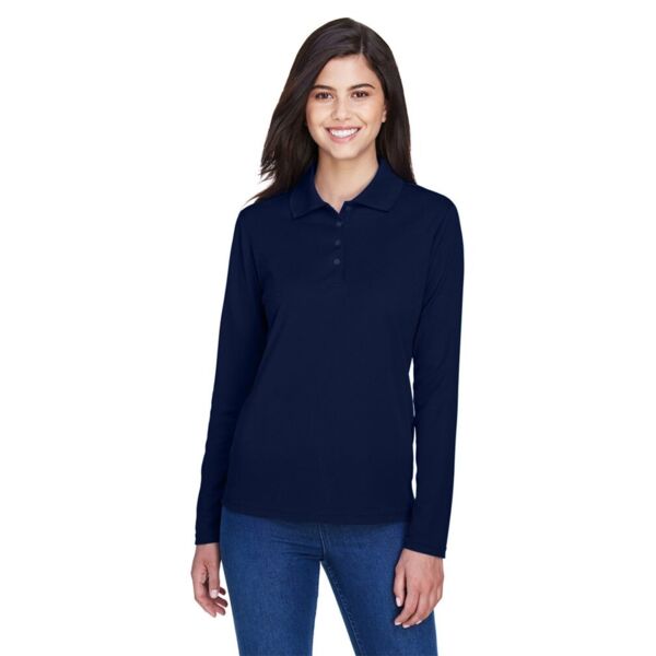 Women's Pinnacle Performance Long Sleeve Piqué Polo Thumbnail