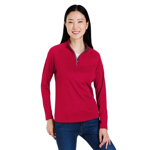 Women's Origin Performance Pique Quarter-Zip Pullover Thumbnail