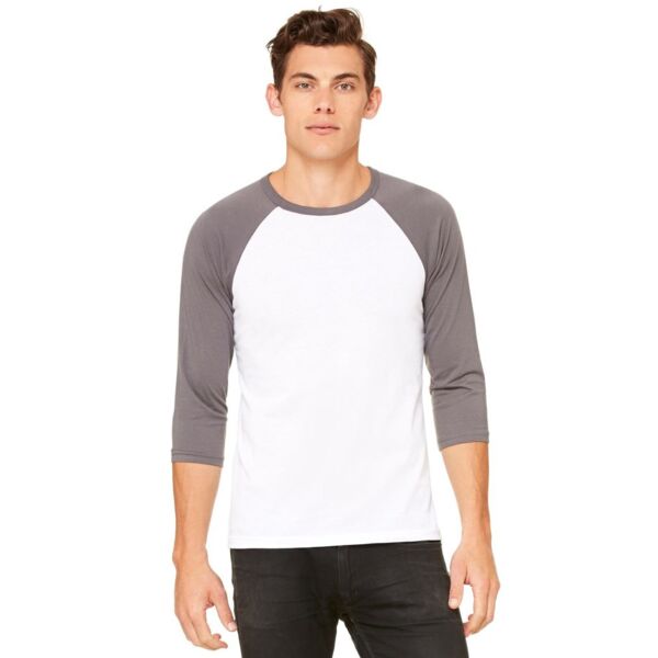 Unisex Three-Quarter Sleeve Baseball Tee Thumbnail