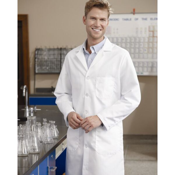 Unisex Button Front Lab Coat Thumbnail