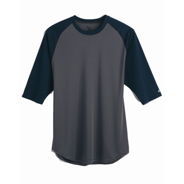 Men's B-Core Three-Quarter Sleeve Baseball T-Shirt Thumbnail