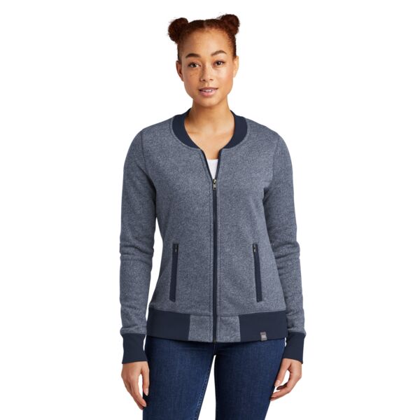 Women's French Terry Baseball Full Zip Thumbnail