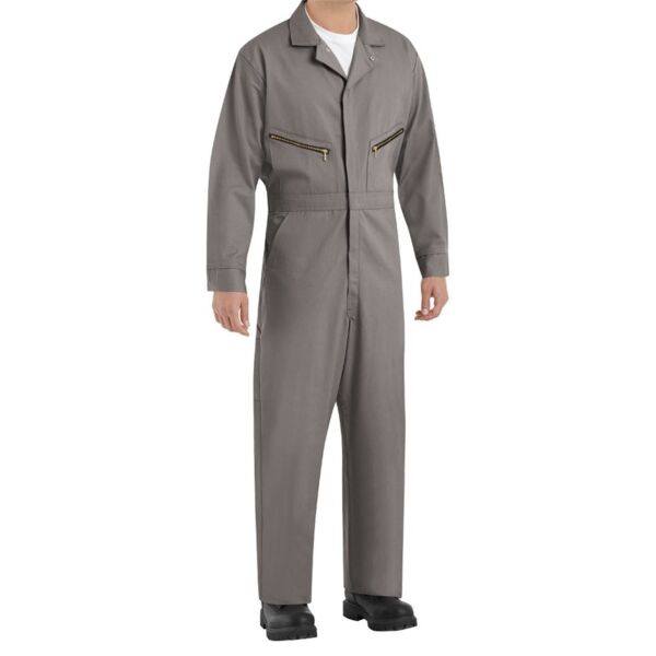 Men's Extended Sizes Zip-Front Cotton Coverall Thumbnail