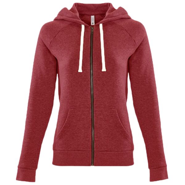 Women's Malibu Raglan Full-Zip Hoodie Sweatshirt Thumbnail