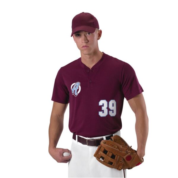 Men's Baseball Two Button Henley Jersey Thumbnail