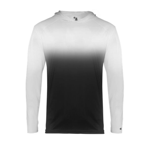 Youth Ombre Hooded Long Sleeve T-Shirt Thumbnail