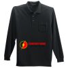 Long Sleeve Silk Touch Polo with Pocket Thumbnail