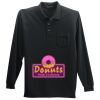 Long Sleeve Silk Touch Polo with Pocket Thumbnail
