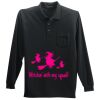 Long Sleeve Silk Touch Polo with Pocket Thumbnail
