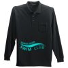 Long Sleeve Silk Touch Polo with Pocket Thumbnail