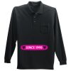 Long Sleeve Silk Touch Polo with Pocket Thumbnail