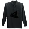 Long Sleeve Silk Touch Polo with Pocket Thumbnail