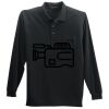 Long Sleeve Silk Touch Polo with Pocket Thumbnail