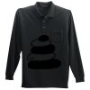 Long Sleeve Silk Touch Polo with Pocket Thumbnail