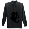 Long Sleeve Silk Touch Polo with Pocket Thumbnail