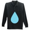Long Sleeve Silk Touch Polo with Pocket Thumbnail