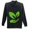 Long Sleeve Silk Touch Polo with Pocket Thumbnail