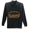 Long Sleeve Silk Touch Polo with Pocket Thumbnail