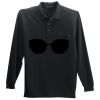 Long Sleeve Silk Touch Polo with Pocket Thumbnail