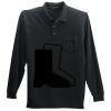 Long Sleeve Silk Touch Polo with Pocket Thumbnail