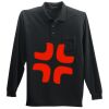 Long Sleeve Silk Touch Polo with Pocket Thumbnail