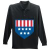 Long Sleeve Silk Touch Polo with Pocket Thumbnail