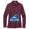 Women's Silk Touch Long Sleeve Polo Thumbnail