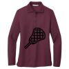 Women's Silk Touch Long Sleeve Polo Thumbnail