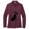 Women's Silk Touch Long Sleeve Polo Thumbnail