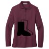 Women's Silk Touch Long Sleeve Polo Thumbnail